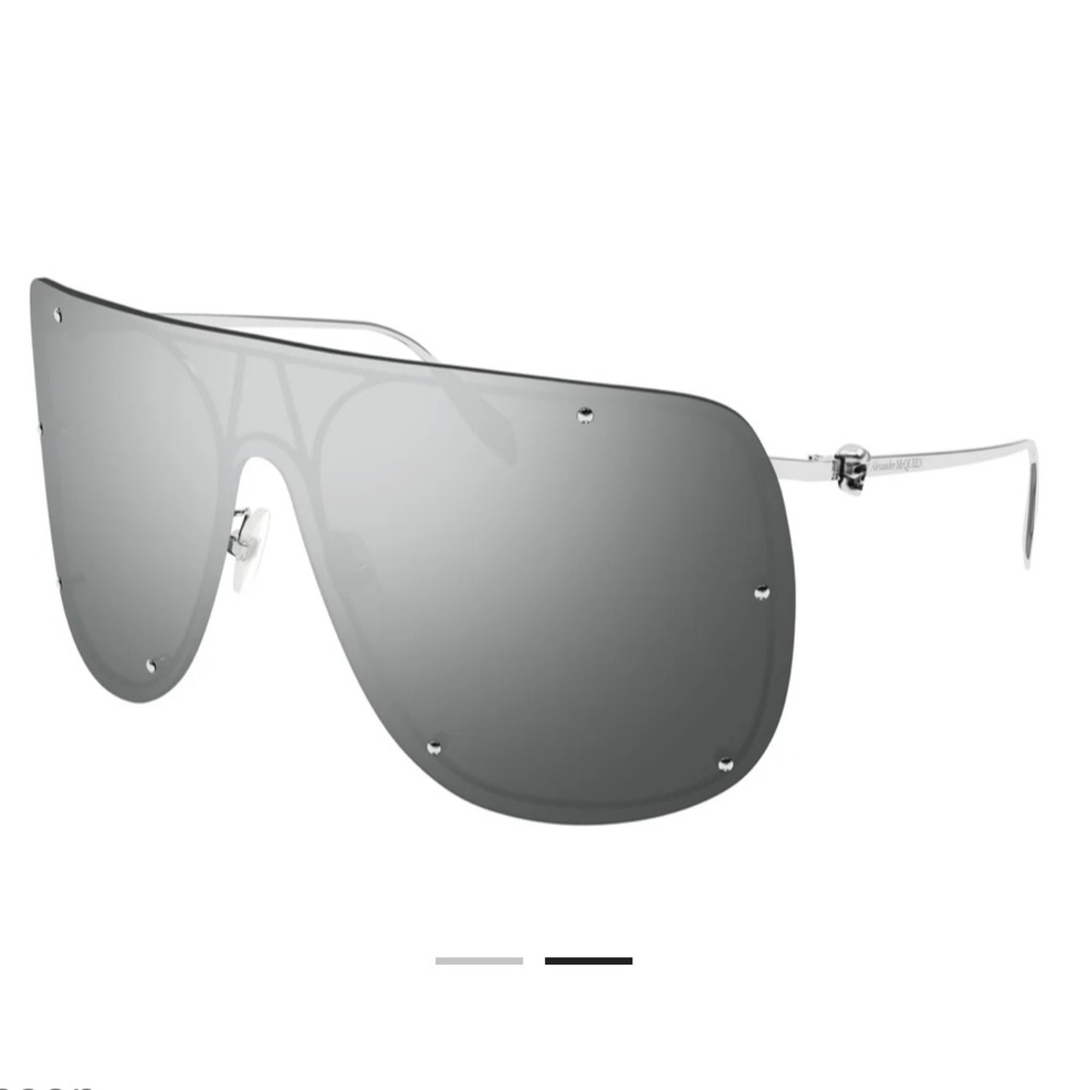 Alexander McQueen Studded Skull Shield  Sunglasses